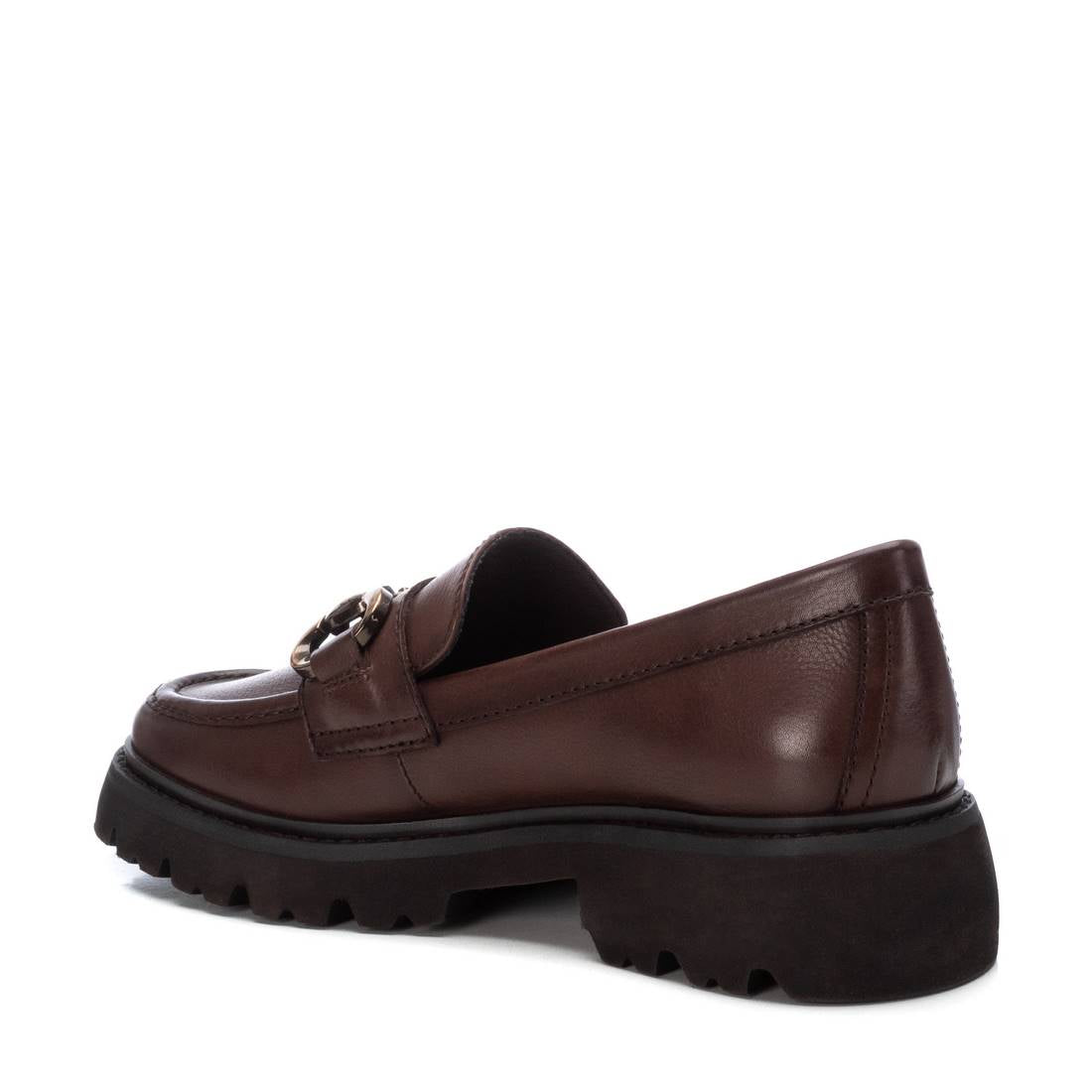 Carmela 16187202 mocassin femme marron cuir semelle épaisse