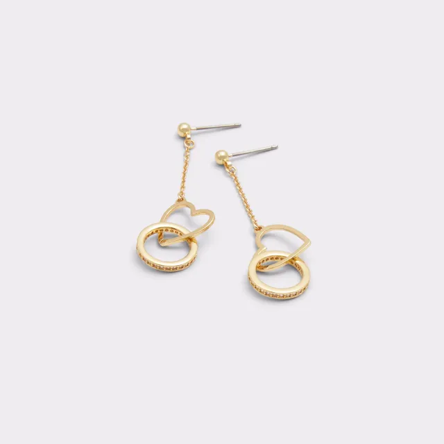 ALDO Lovecharm boucles d'oreilles fantaisie dorées