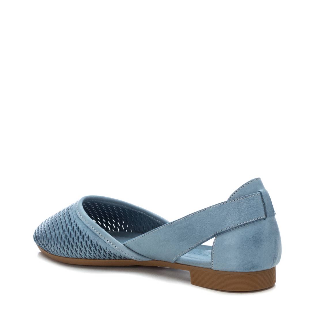 Carmela 16076006 ballerine femme bleue cuir plate