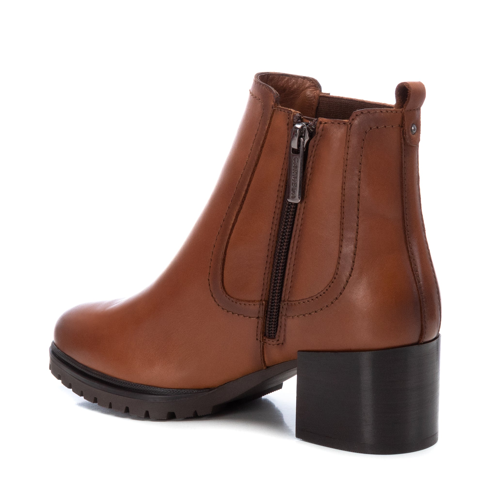 Carmela 16004403 boots chelsea cuir marron 6 cm
