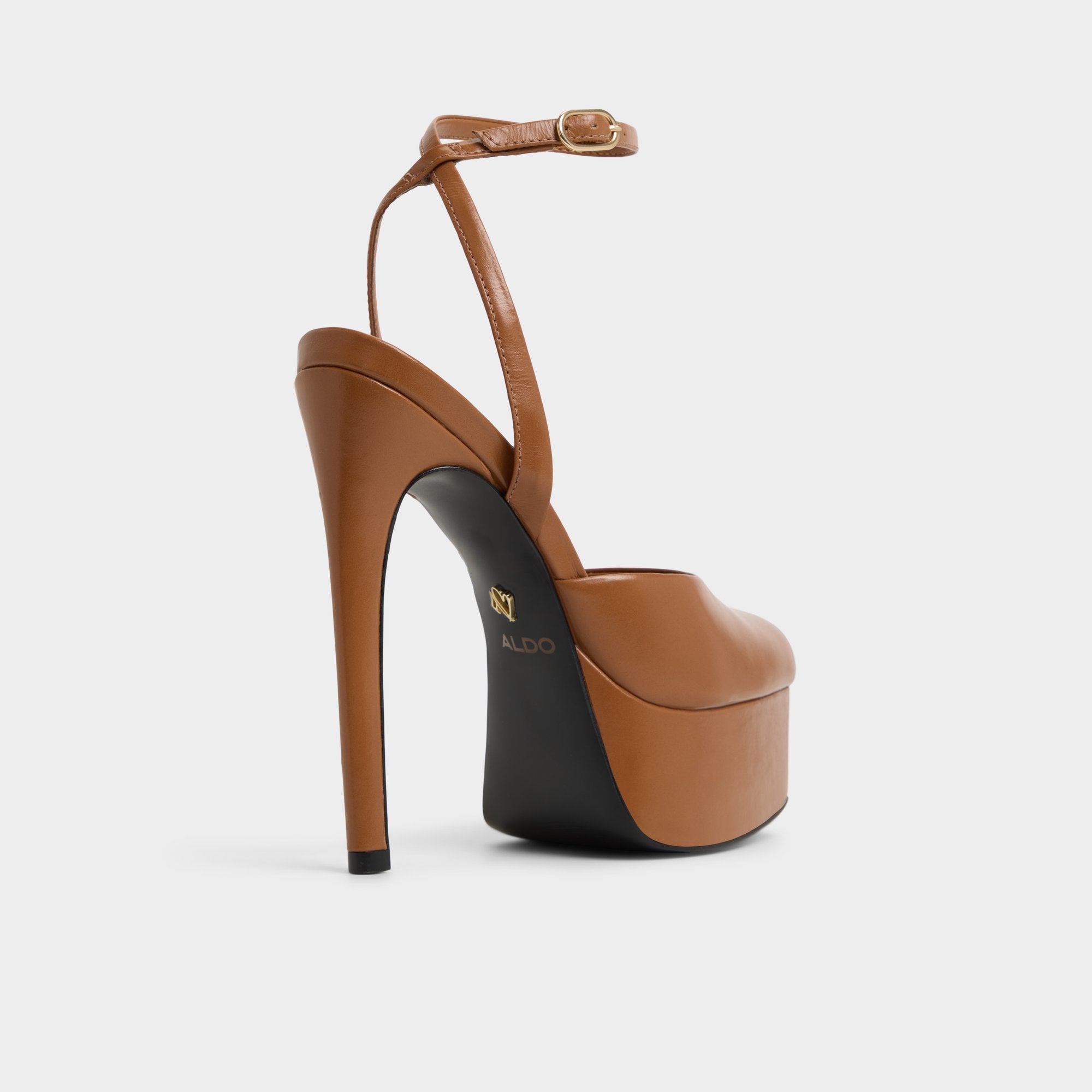 ALDO Thalina escarpin marron plateforme