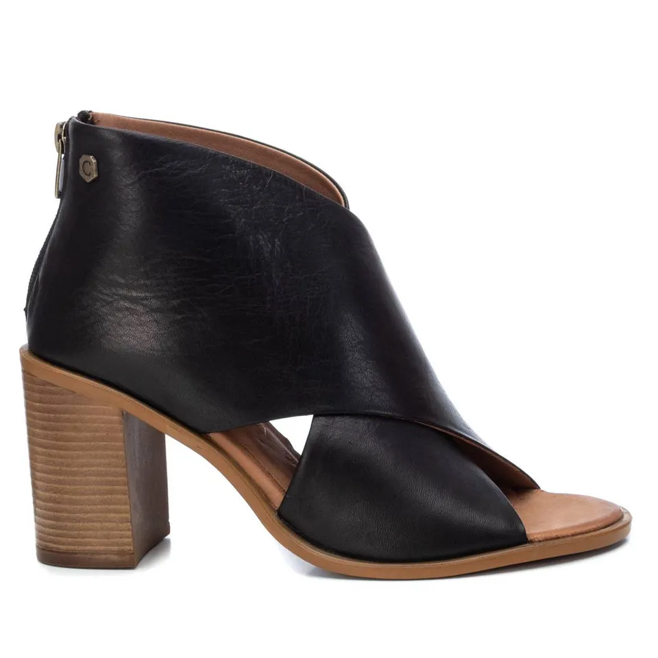 Carmela 16077003 bottine cuir noir talon 8 cm