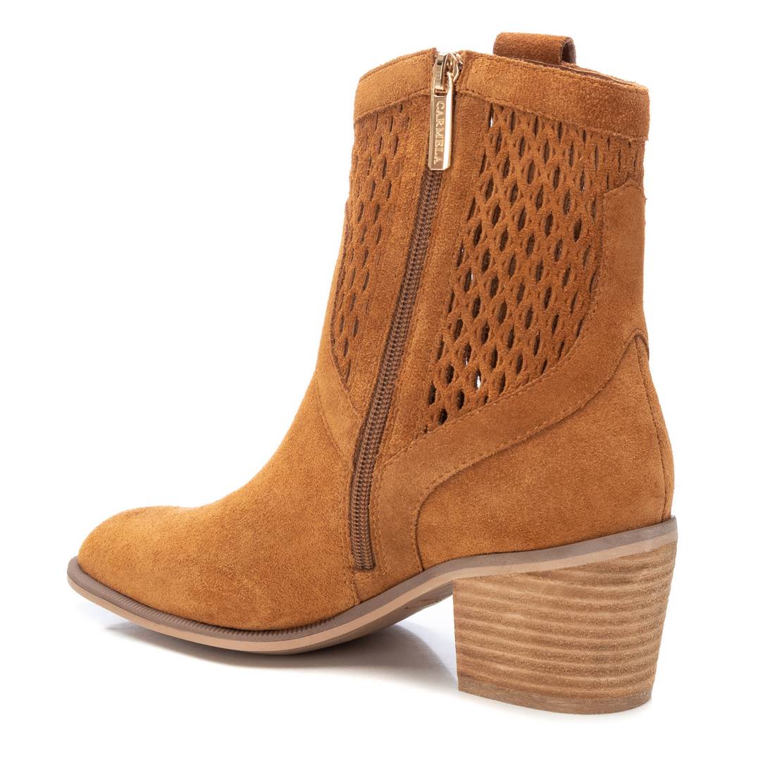 Carmela 16152101 bottines santiag cuir marron