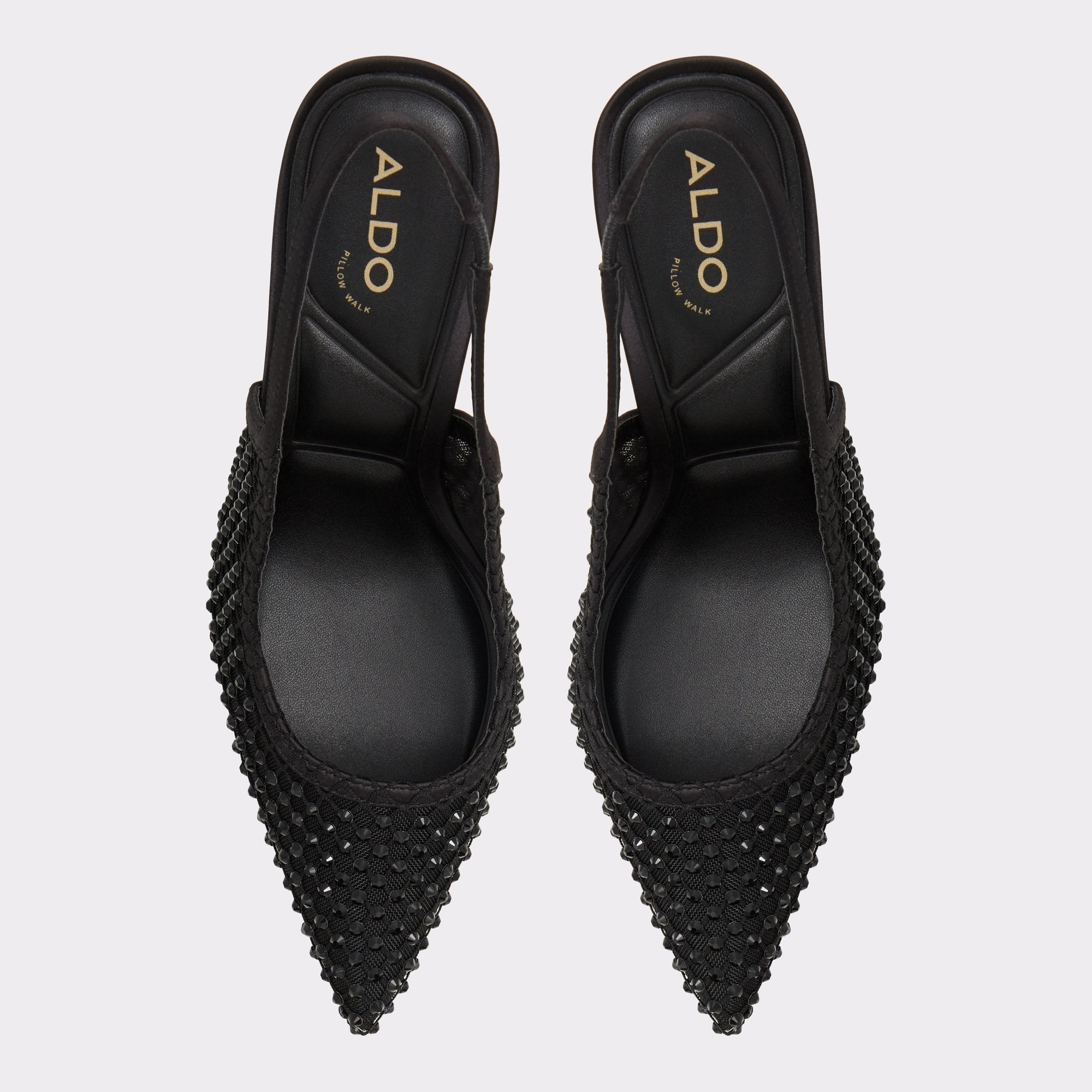 ALDO Marciana escarpins strass noirs mesh