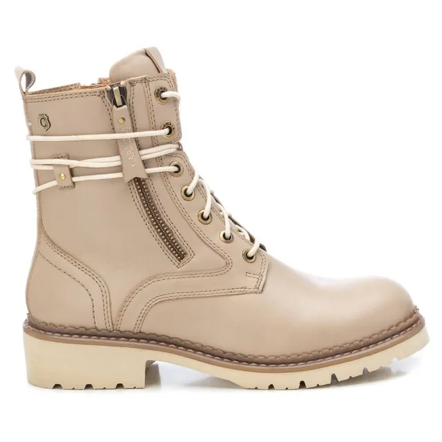 Carmela 16102803 bottine cuir marron talon bas
