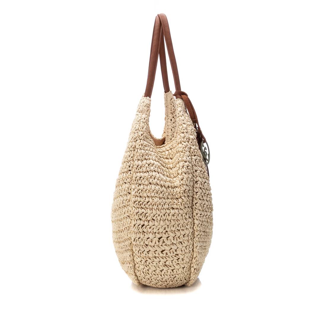 Carmela 18610401 sac raphia marron fermeture