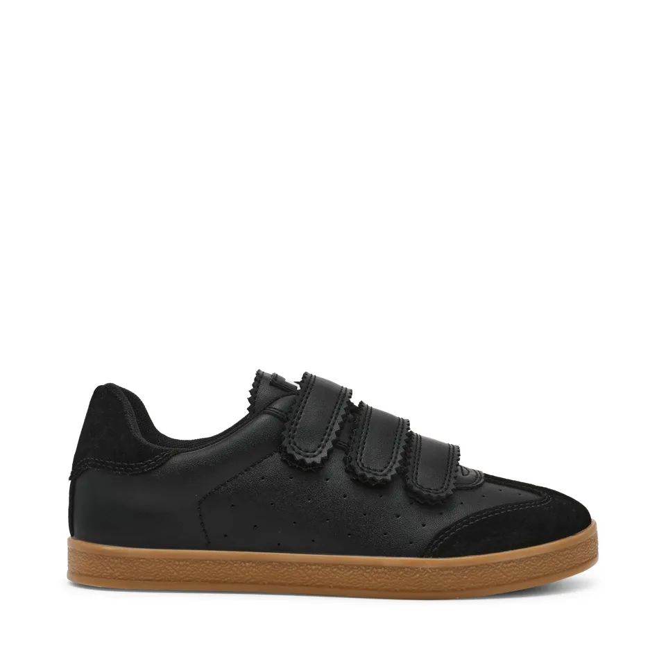 Steve Madden Daybreak basket noire cuir velcro