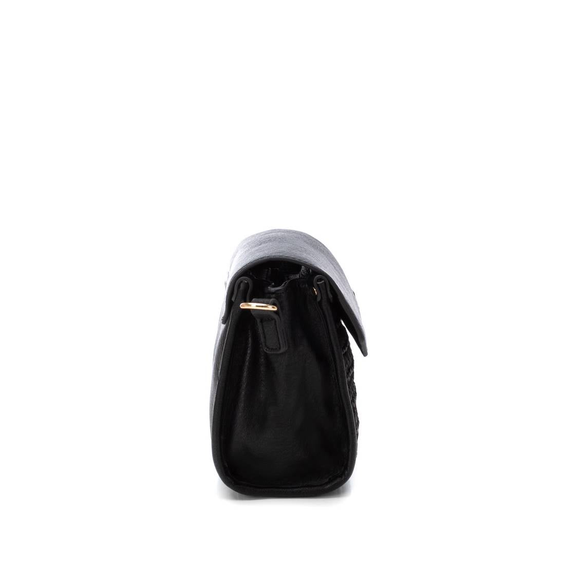 Carmela 18613102 sac bandoulière rafia noir 19x22