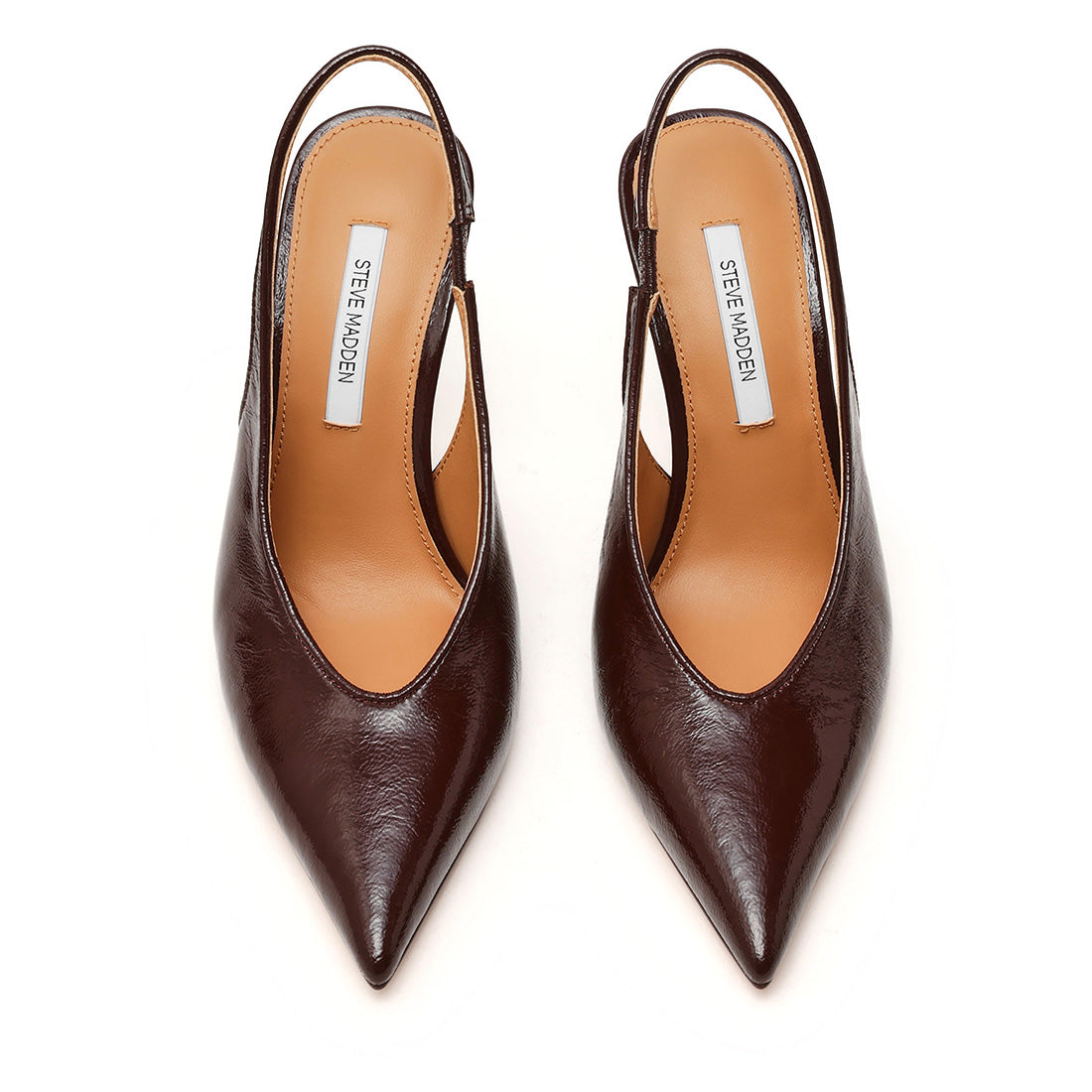 Steve Madden Andromeda escarpins cuir marron talon 7 cm