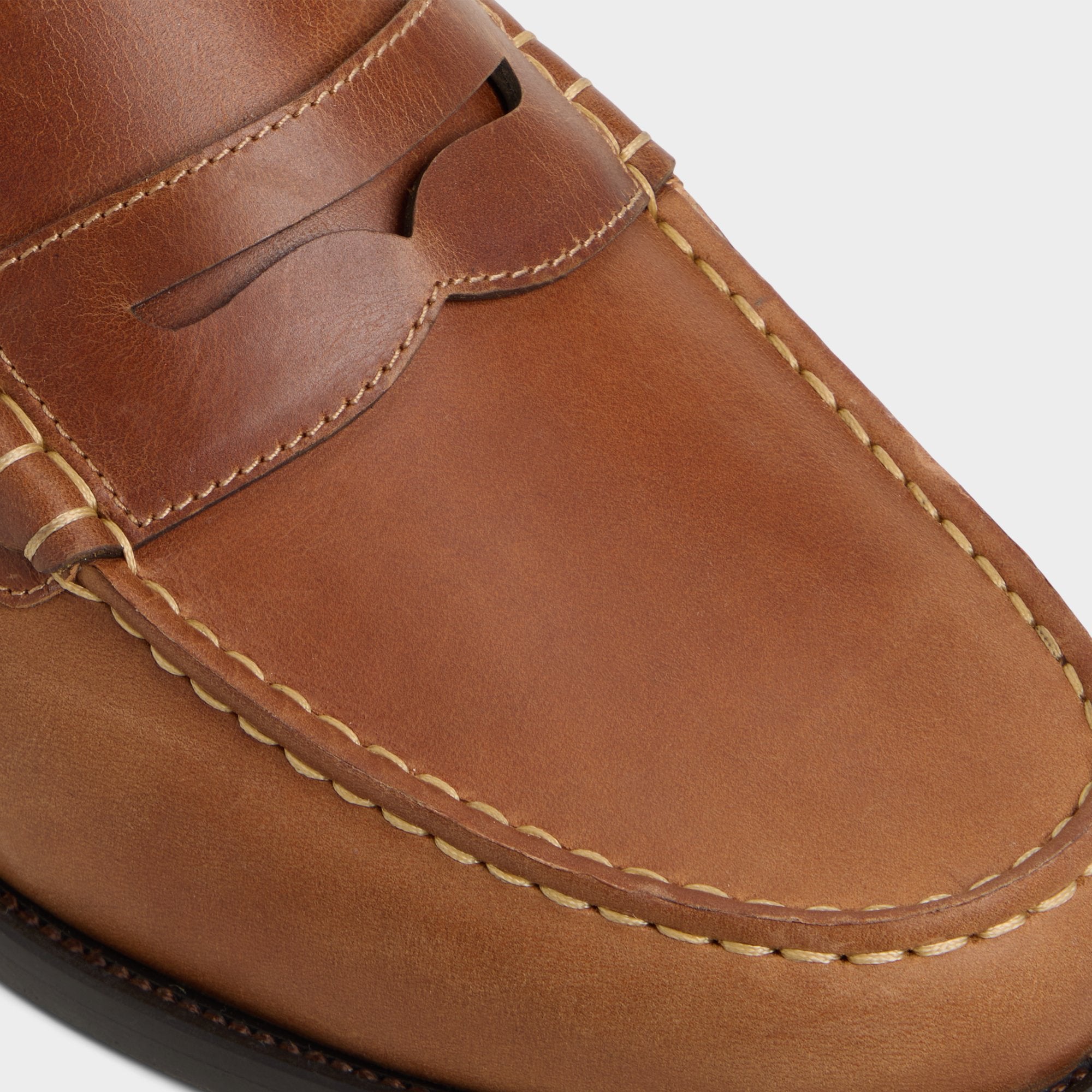 ALDO Jarom mocassin penny marron cuir véritable