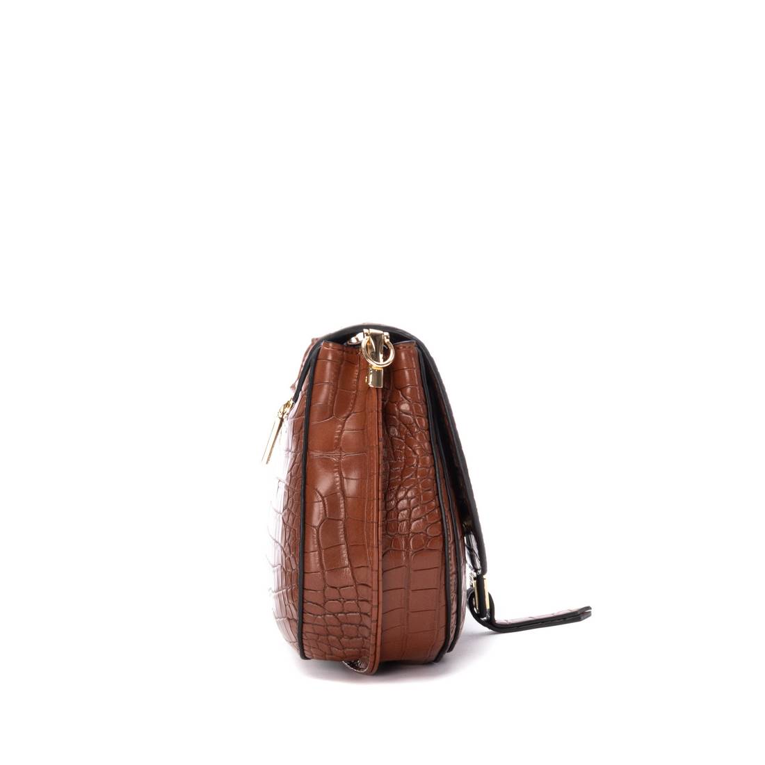 Carmela 18617203 sac bandoulière camel effet coco
