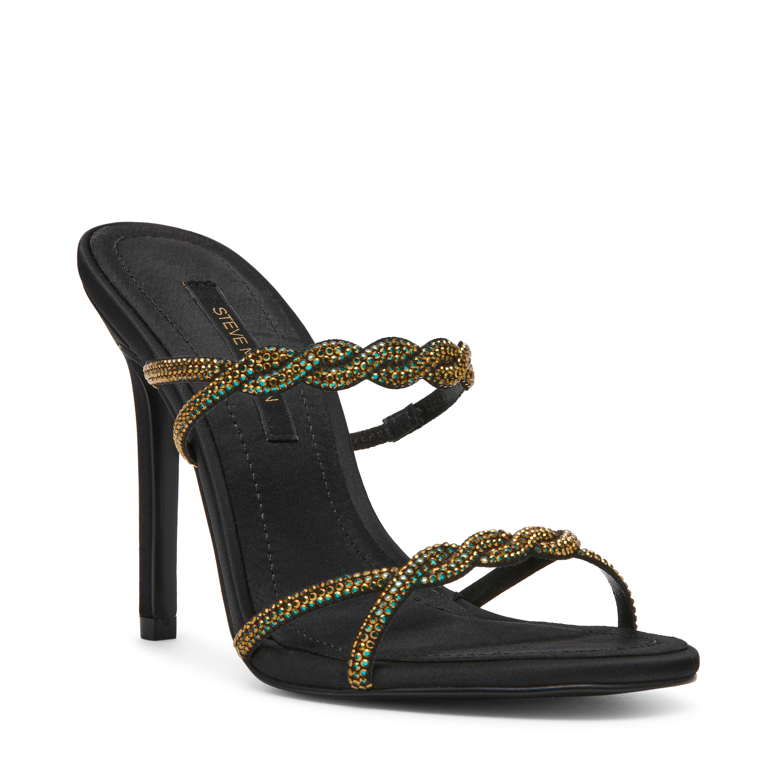 Steve Madden Taren sandale noire talon 10 cm