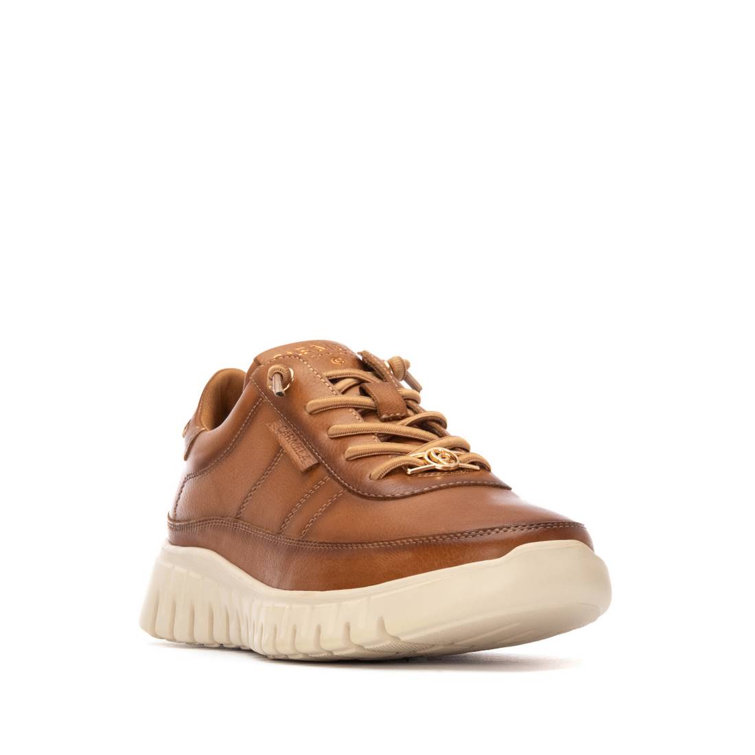 Carmela 16252501 baskets cuir camel marron