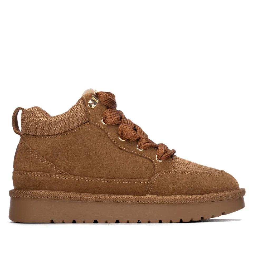 Carmela 16419301 bottines cuir camel plates