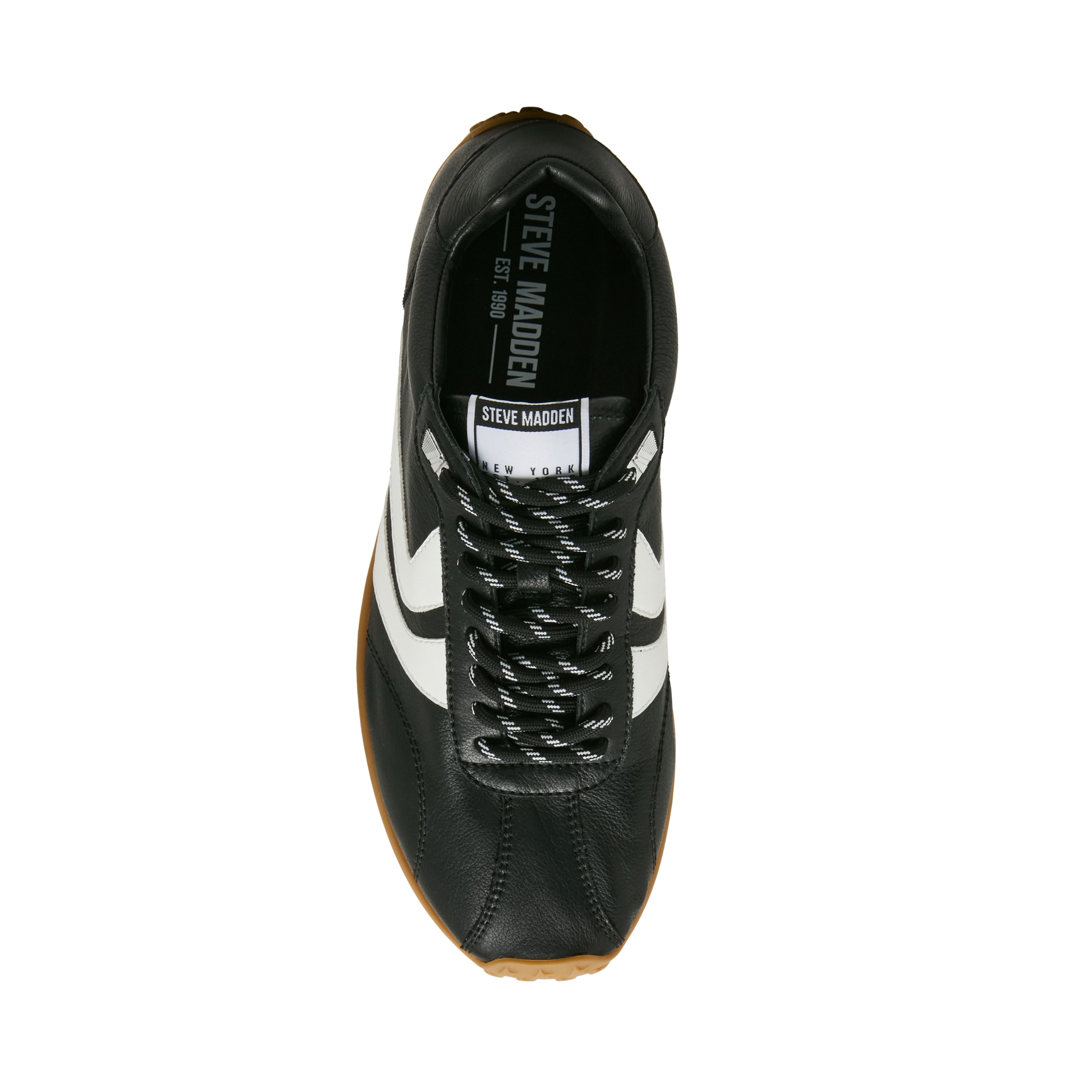 Steve Madden Aurora baskets homme noir cuir