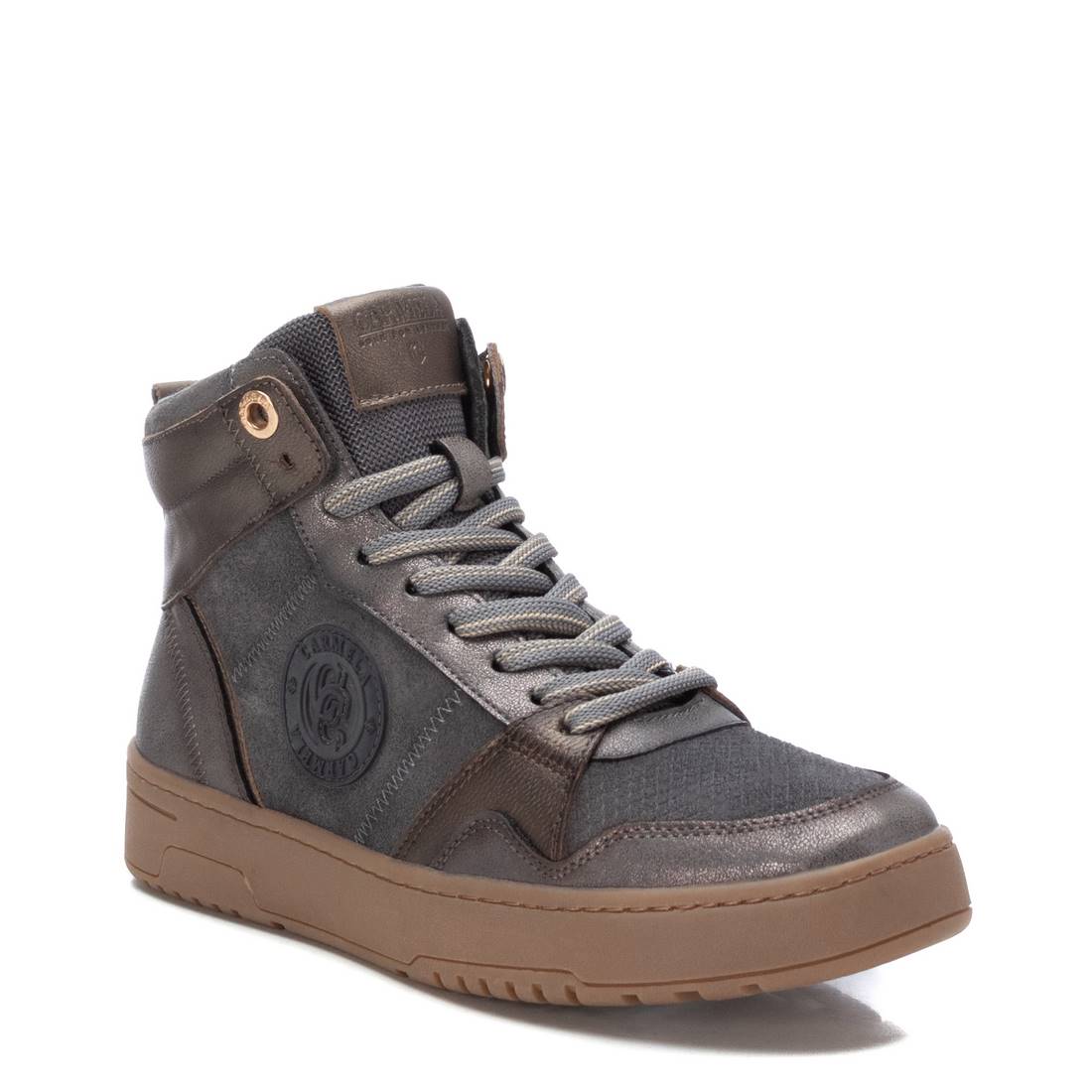 Carmela 16180904 bottine sport cuir gris semelle amovible