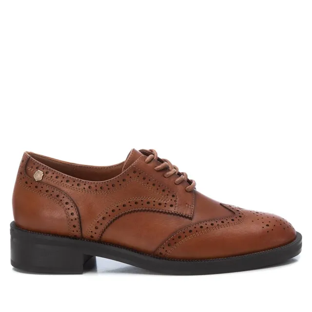 Carmela 16196403 derby femme cuir véritable marron