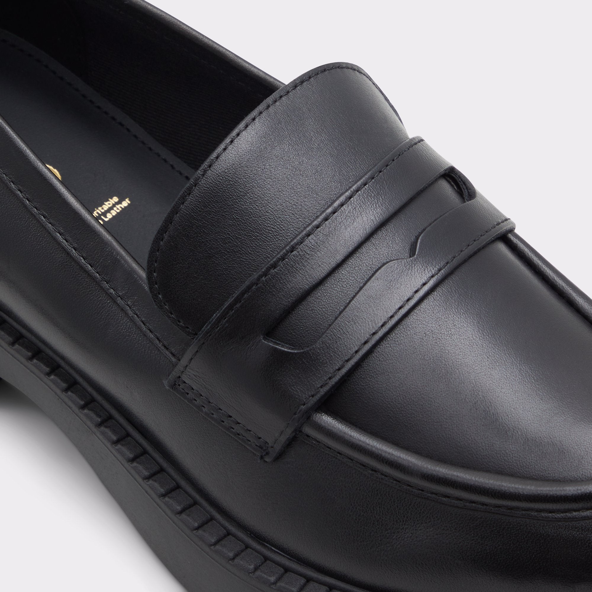 ALDO Bigplan mocassins à talon noir