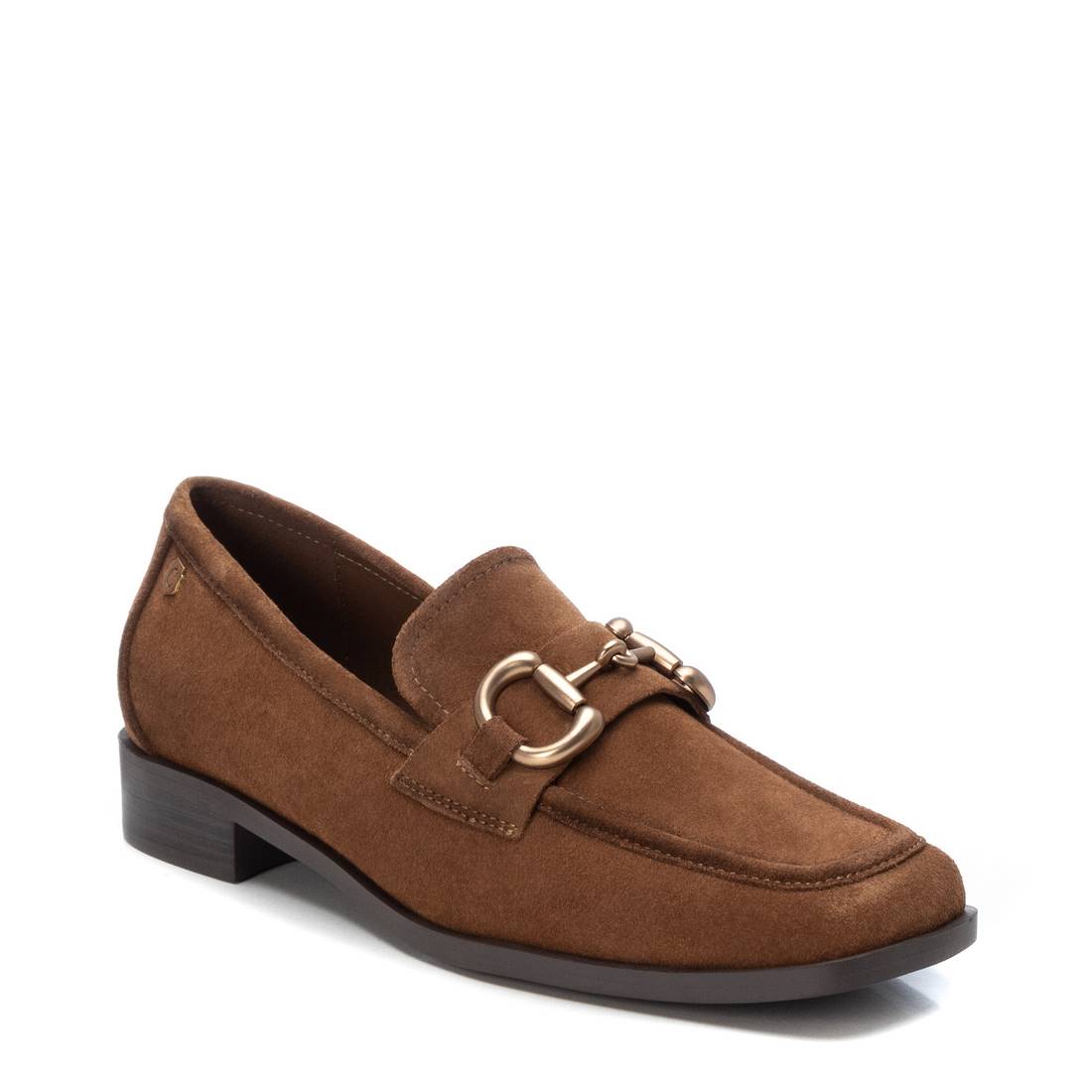 Carmela 16123301 mocassin femme marron cuir velours