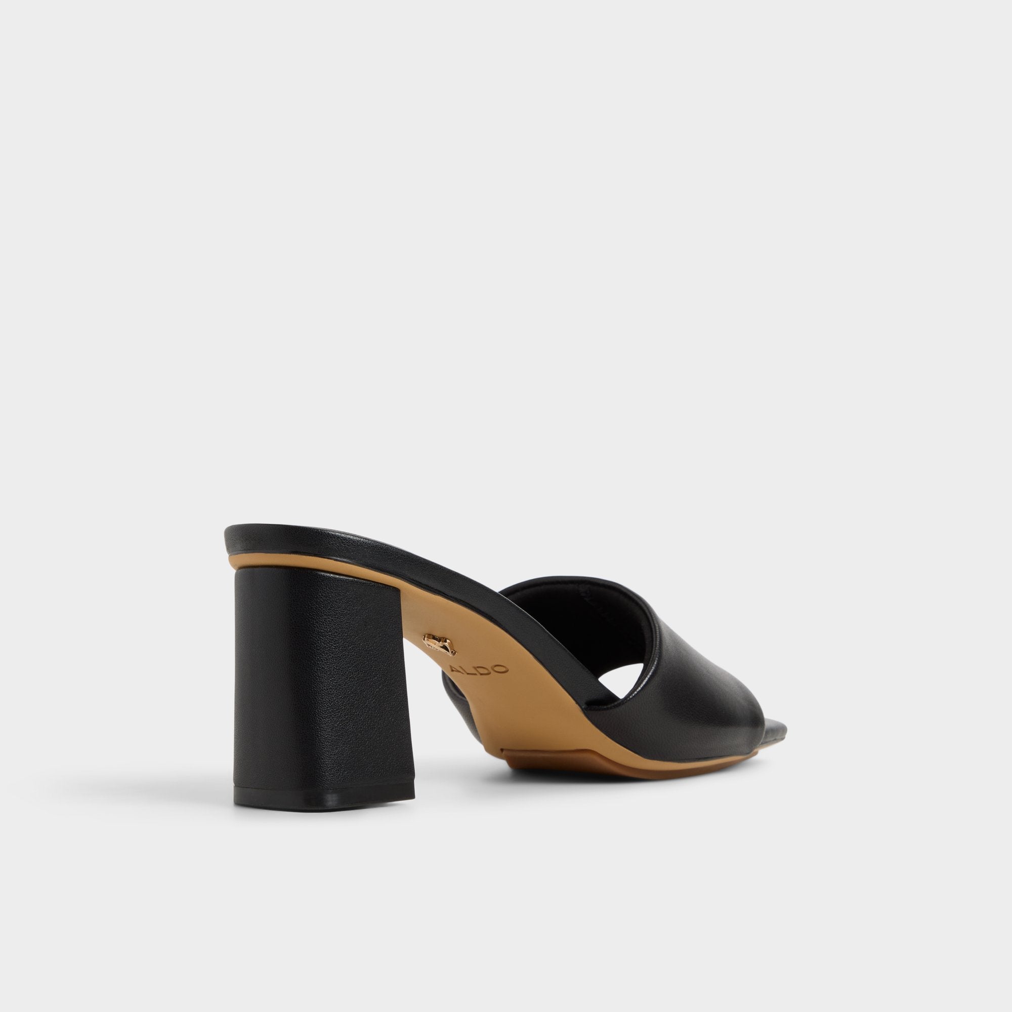 ALDO Vidish mules confortables noires talon bloc