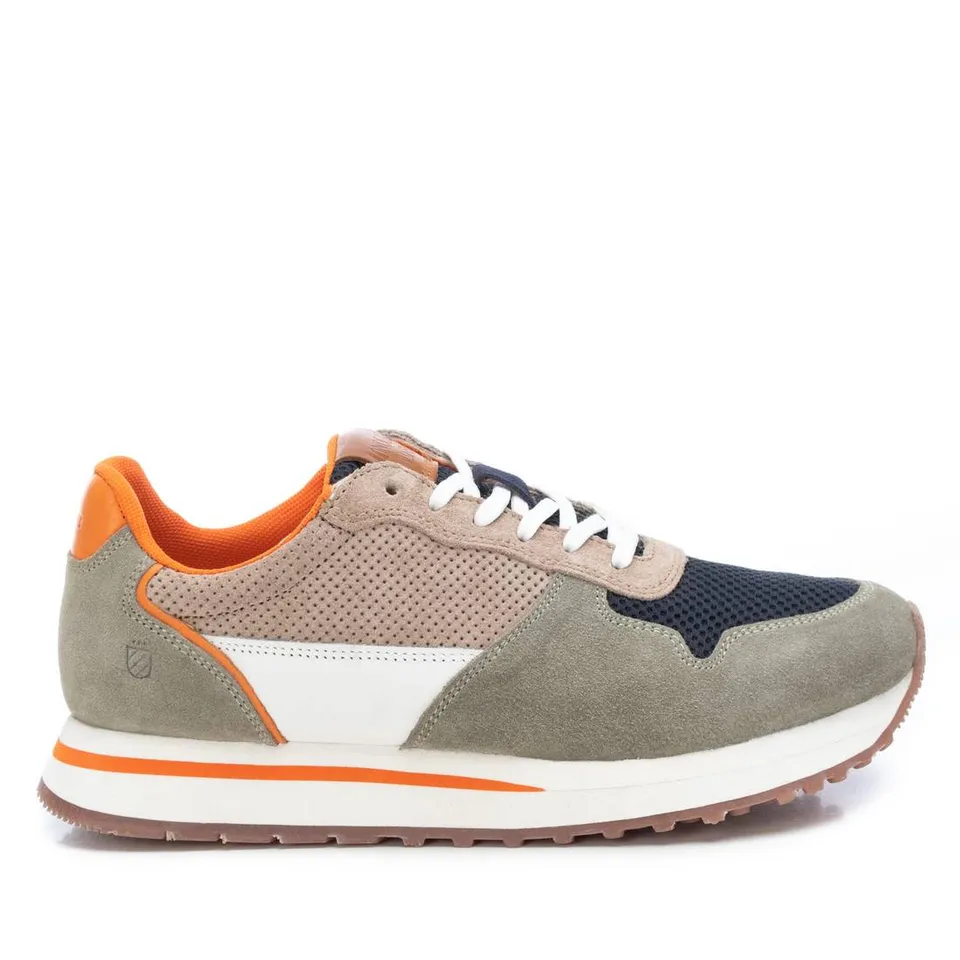 Carmela 16081605 sneakers homme cuir suède vert
