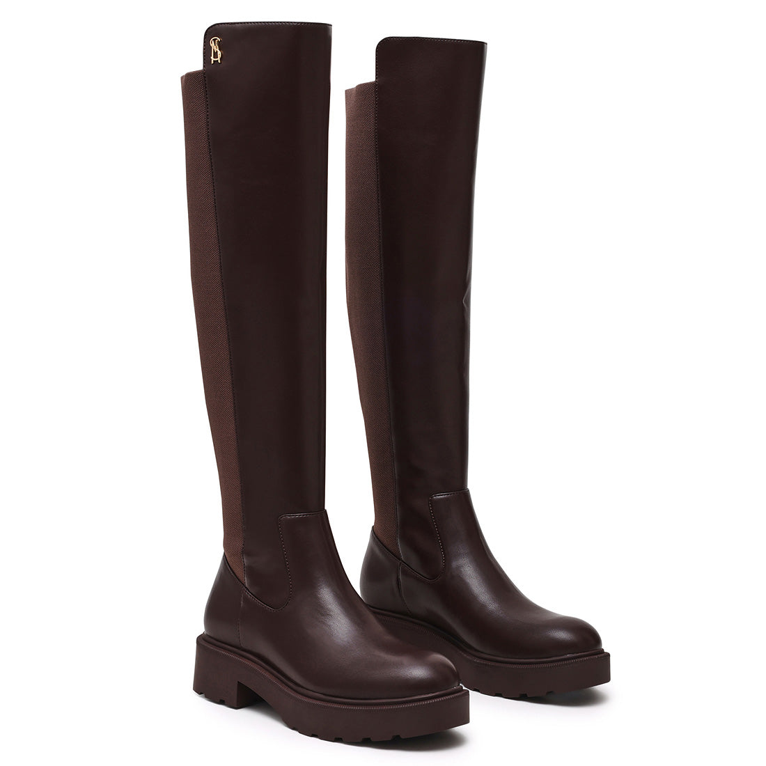 Steve Madden Axel bottes marron chocolat talon 4 cm