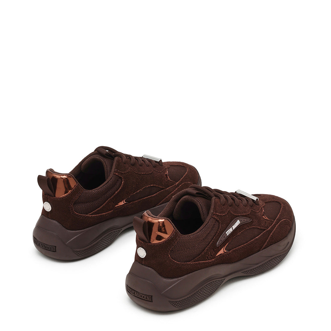Steve Madden Premio-E baskets marron compensées