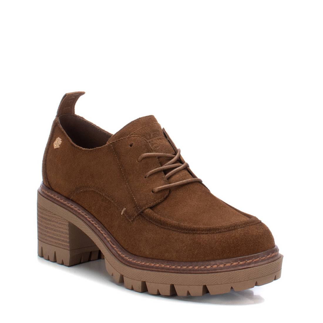 Carmela 16113303 derby cuir marron talon 7 cm