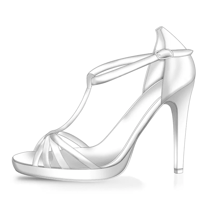 Dessine Moi Un Soulier Sandale Chloé Plateforme à personnaliser