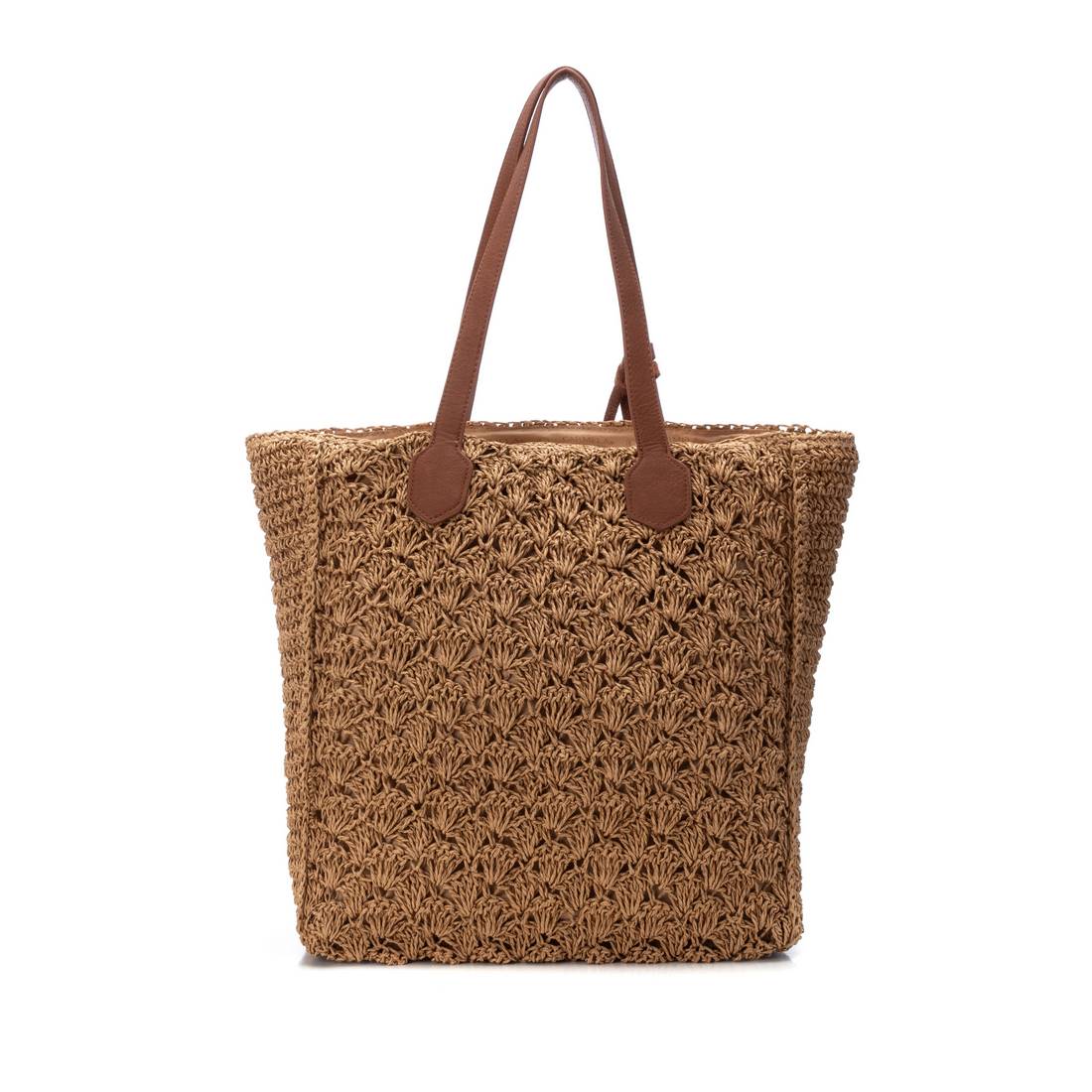 Carmela 18610504 sac épaule marron raphia