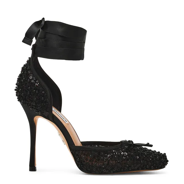 Steve Madden Larina-SEQ escarpins noirs talon 10 cm