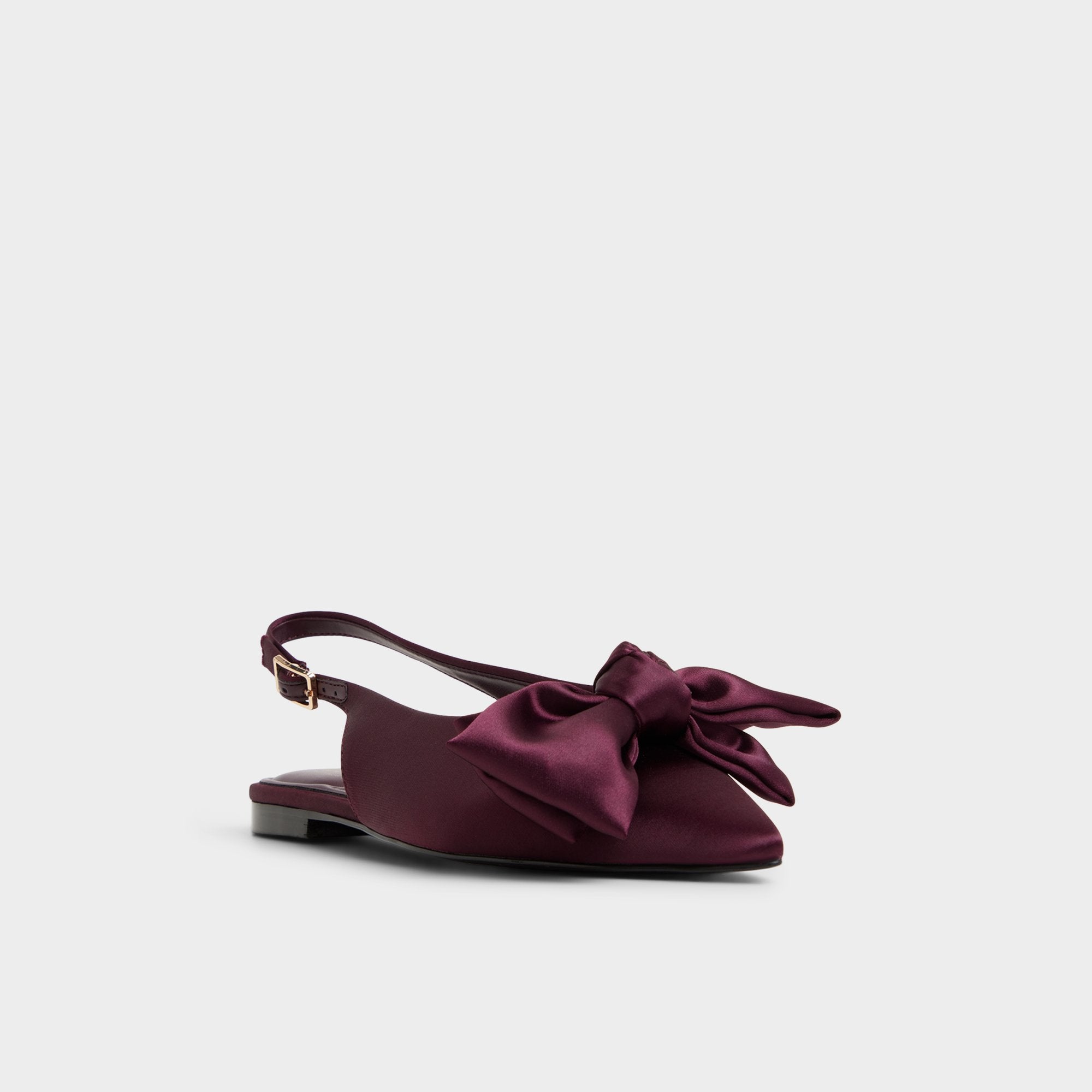 Aldo Festive escarpins slingback satin rouge