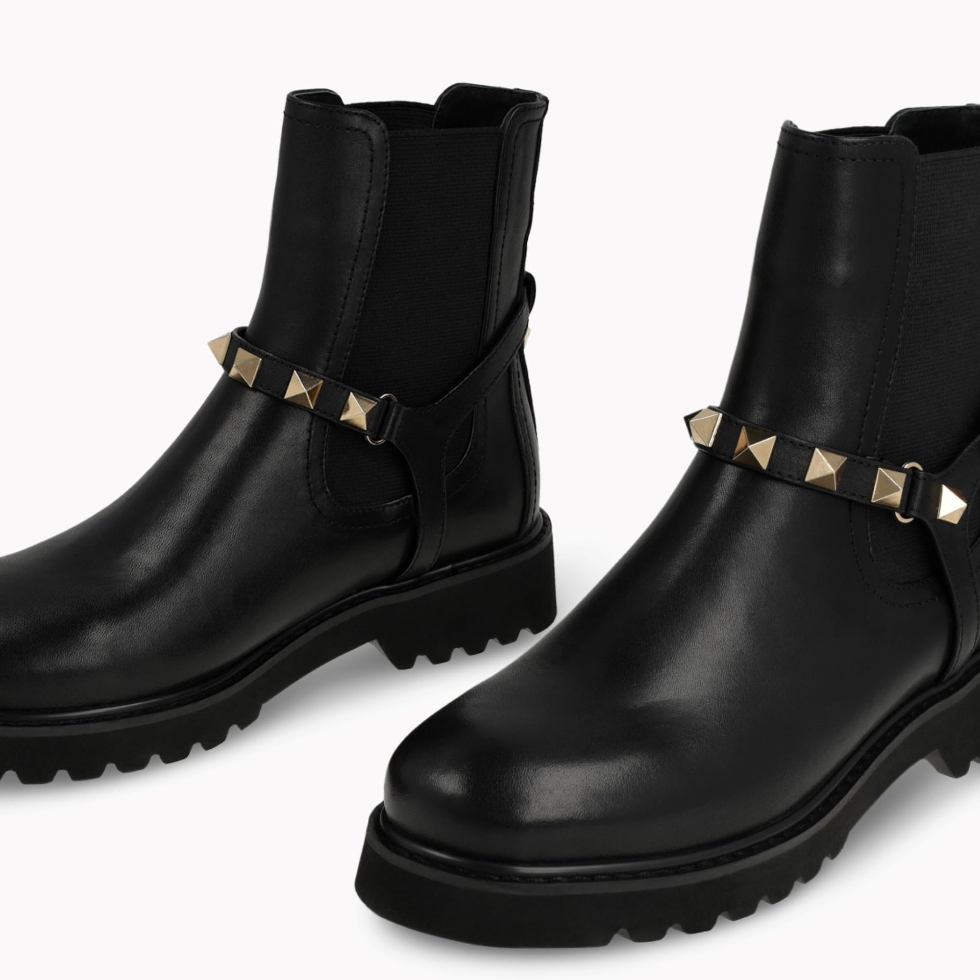 LODI A-SOL5700 bottines cuir noires à talon