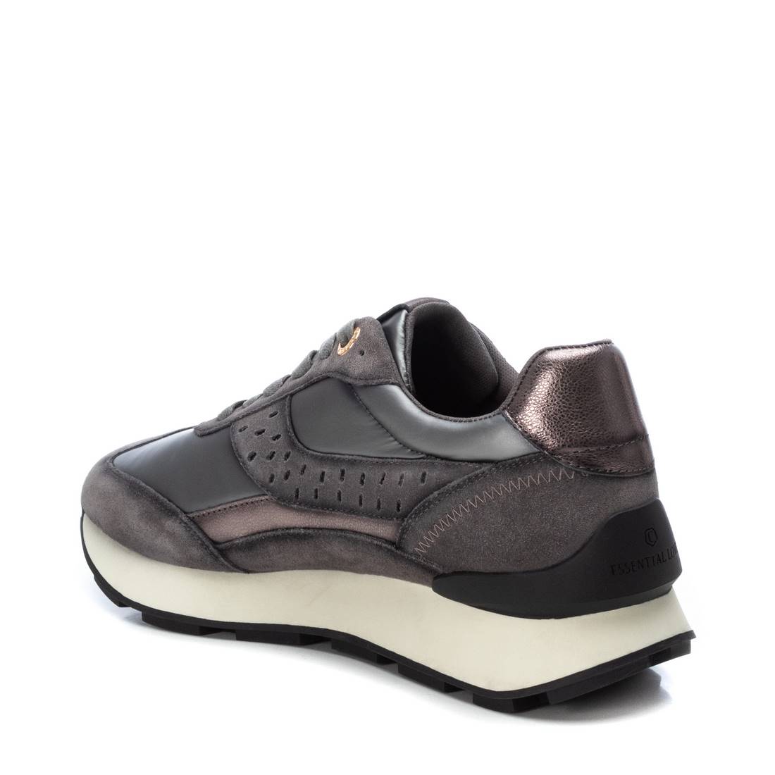 Carmela 16116601 baskets femme grises cuir lacets