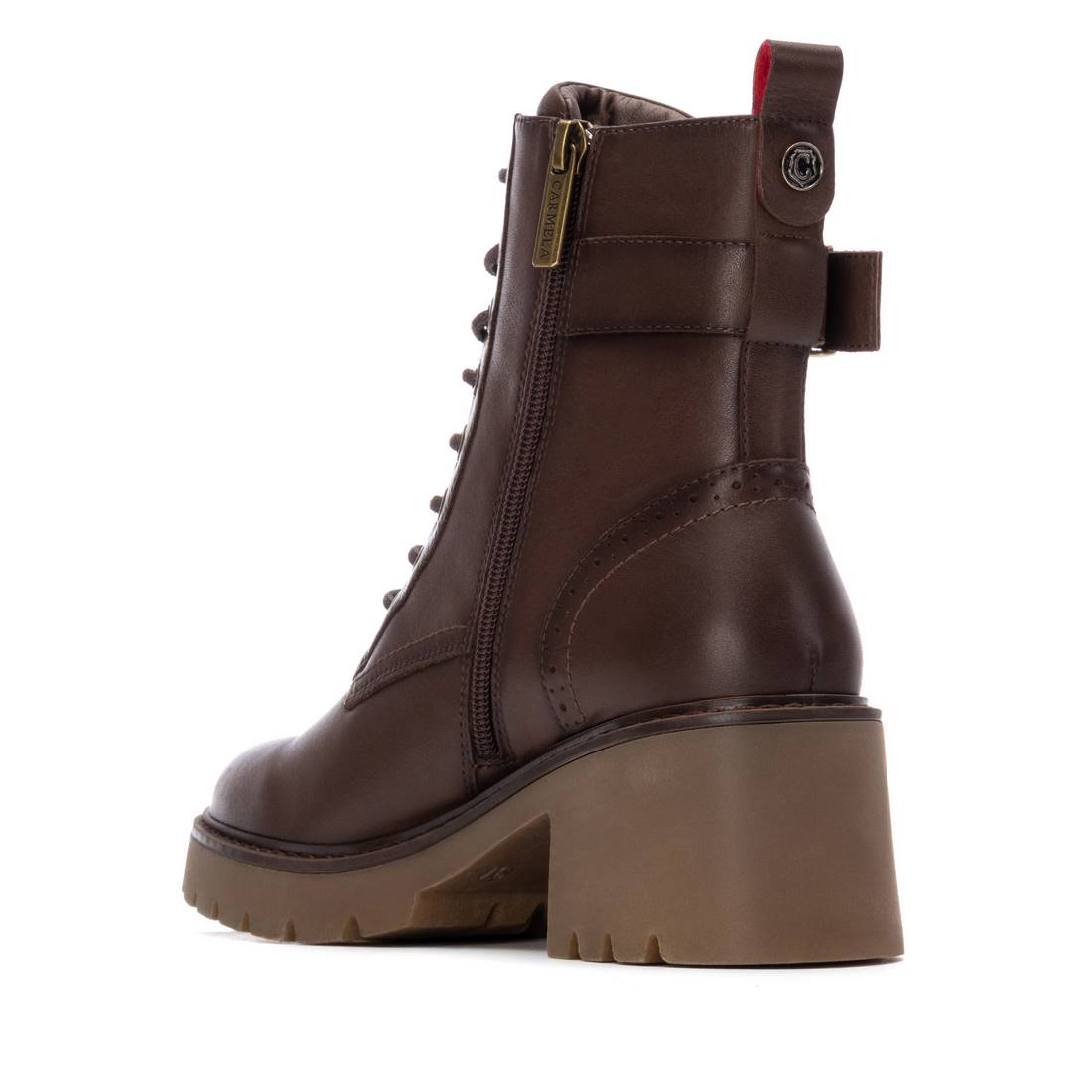 Carmela 16256804 bottines cuir marron lacets