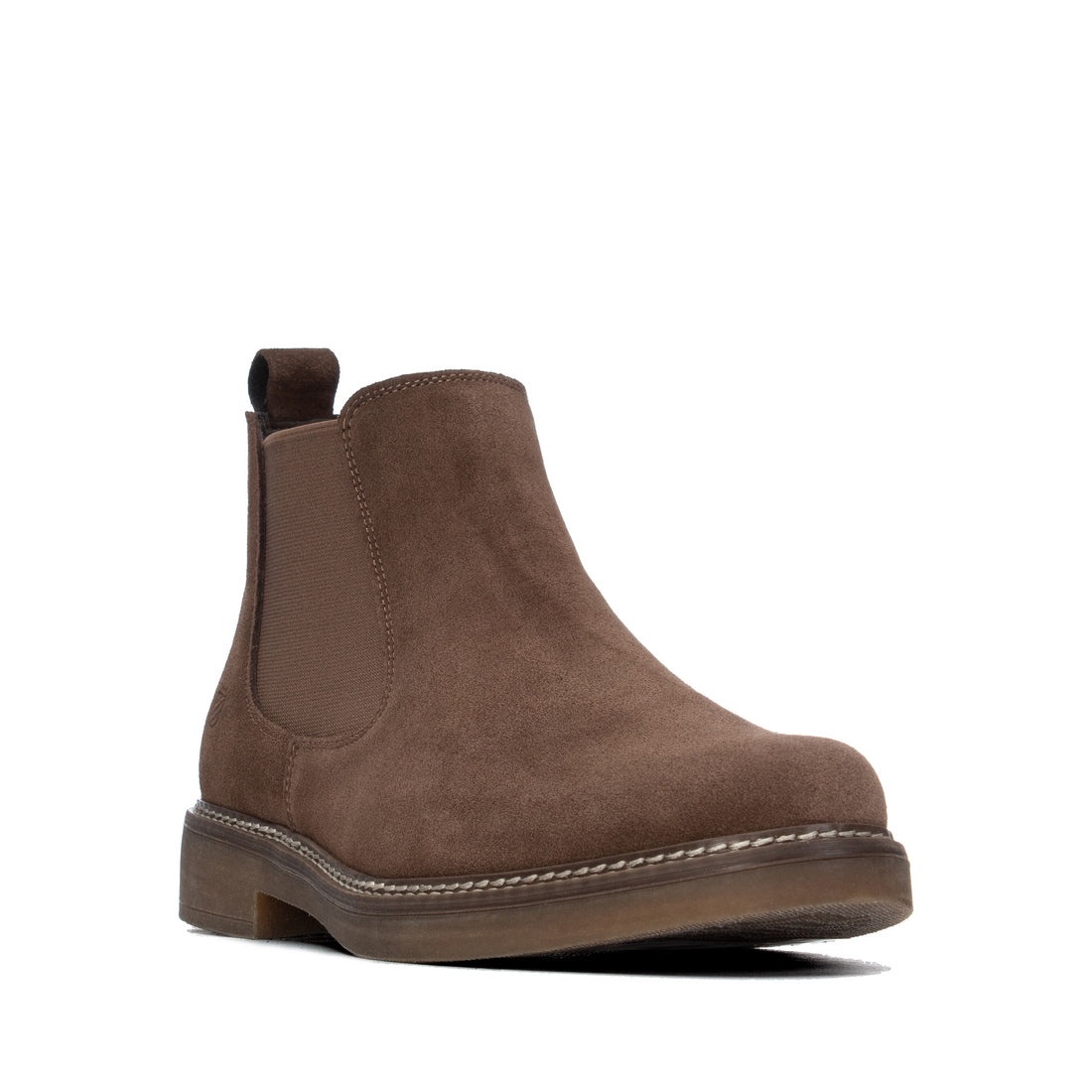 Carmela 16434801 bottines homme cuir marron plat