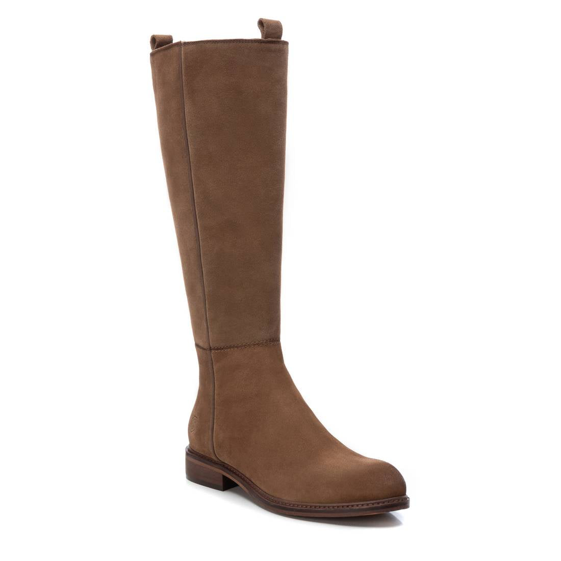 Carmela 16097802 bottes cuir marron plates 38 cm