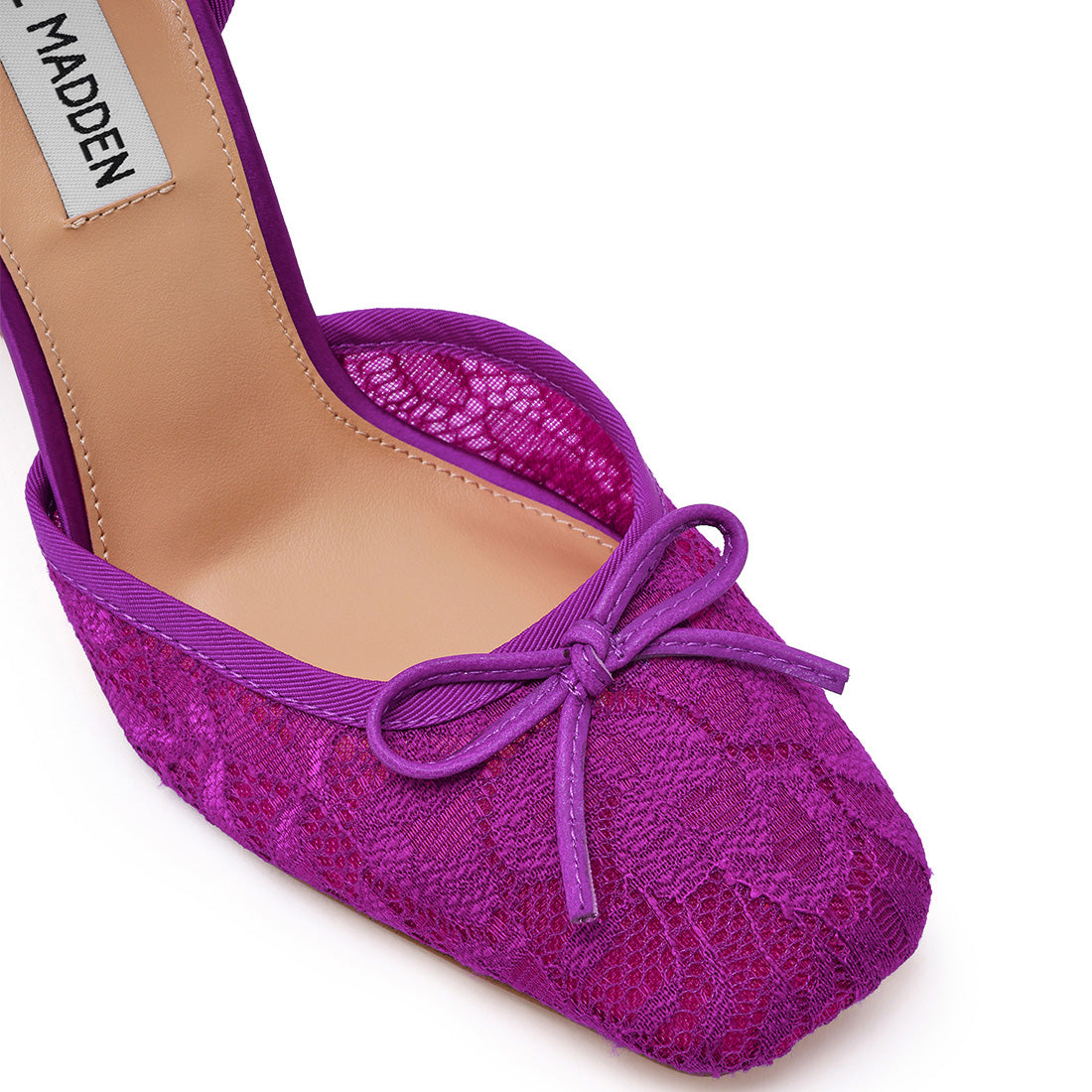 Steve Madden Larina Escarpins Dentelle Violette Talon 10 cm