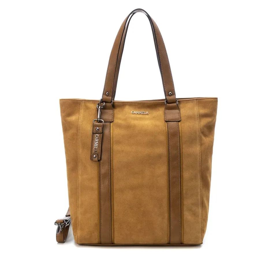 Carmela 18602602 sac shopper cuir jaune