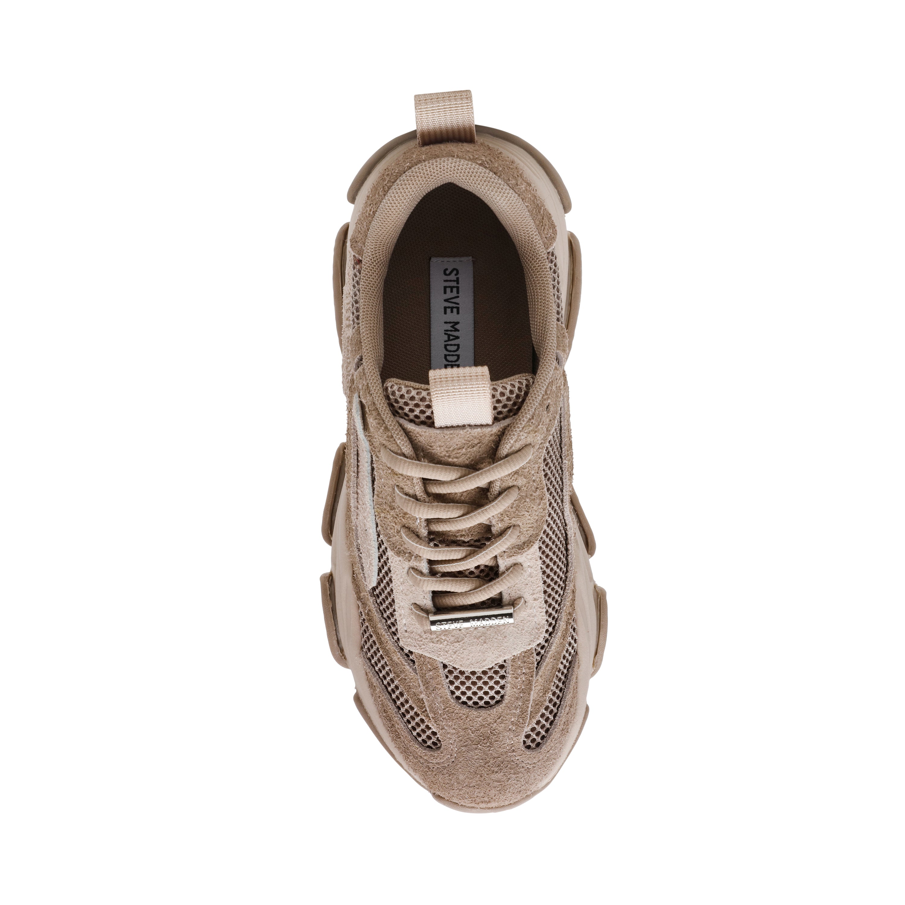 Steve Madden Possession-E baskets taupe daim