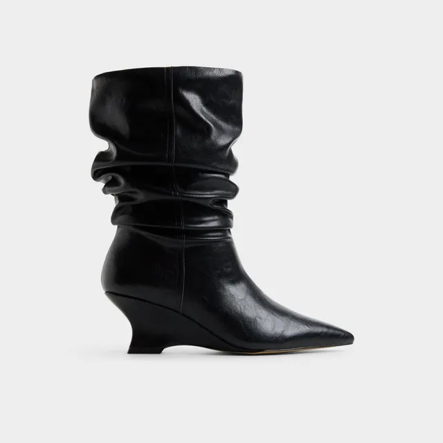 ALDO Calain bottes compensées noires
