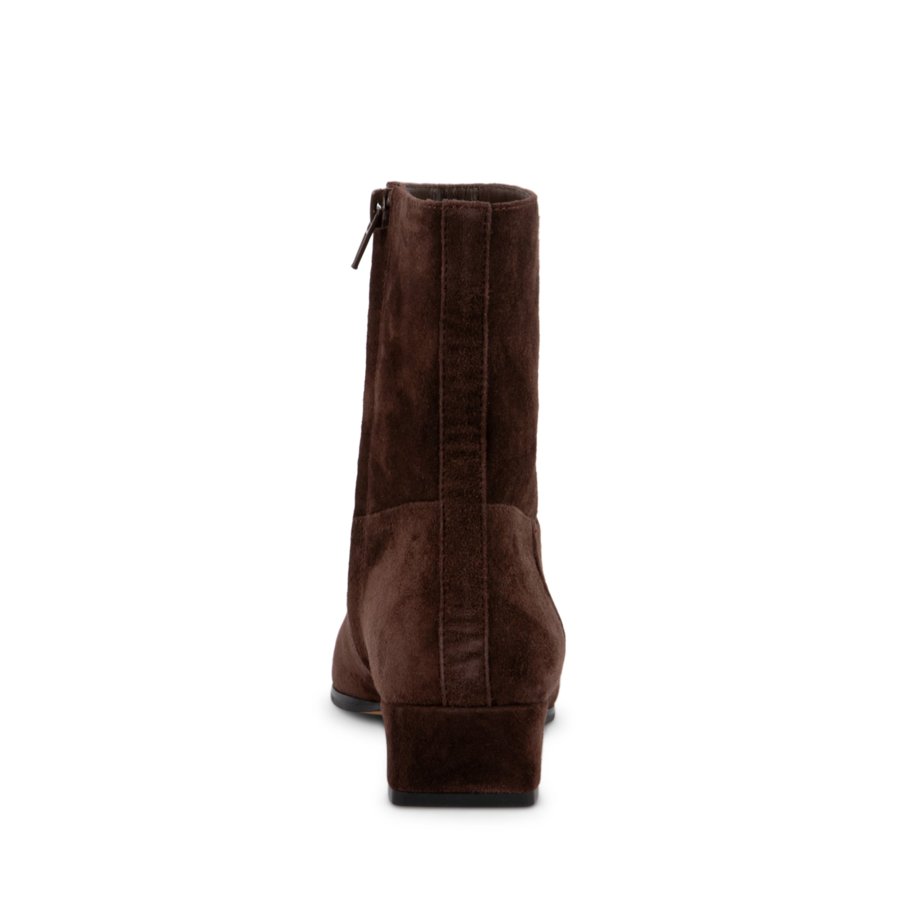 Steve Madden Dusty bottines daim marron chocolat plates