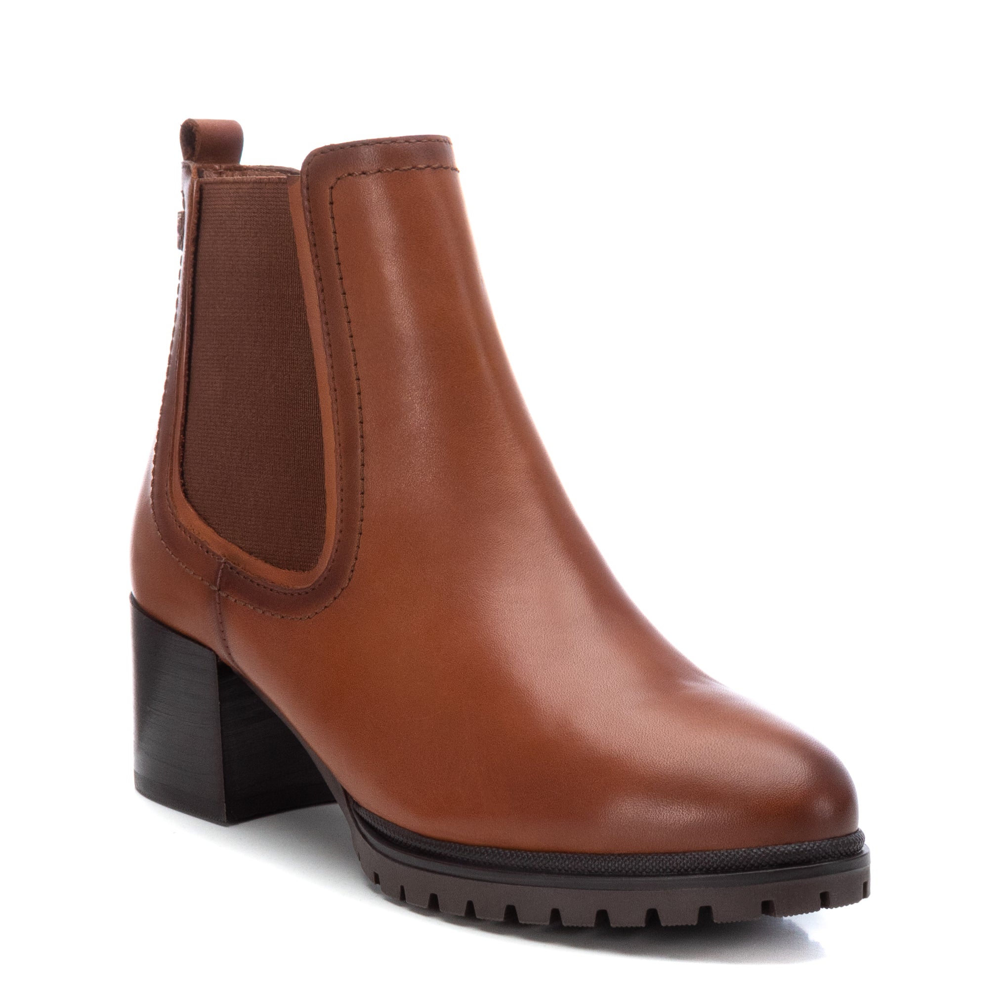 Carmela 16004403 boots chelsea cuir marron 6 cm