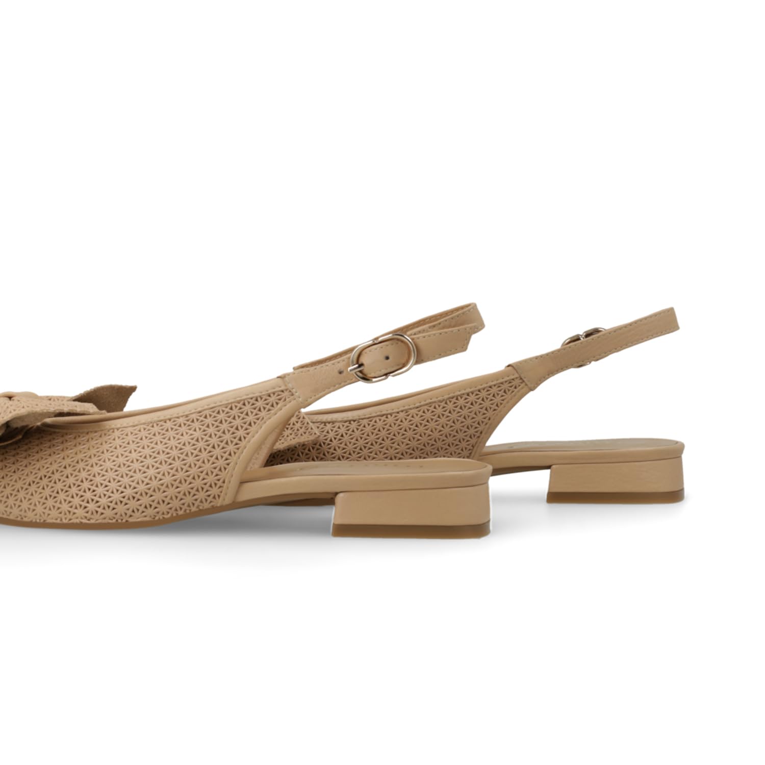 LODI BRO5258 ballerines beiges cuir véritable