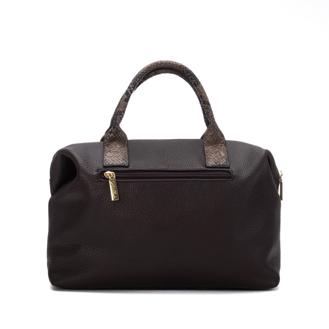 Carmela 18624402 sac marron aspect daim 35 cm
