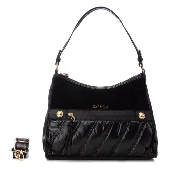 Carmela 18611104 sac bandoulière femme noir textile