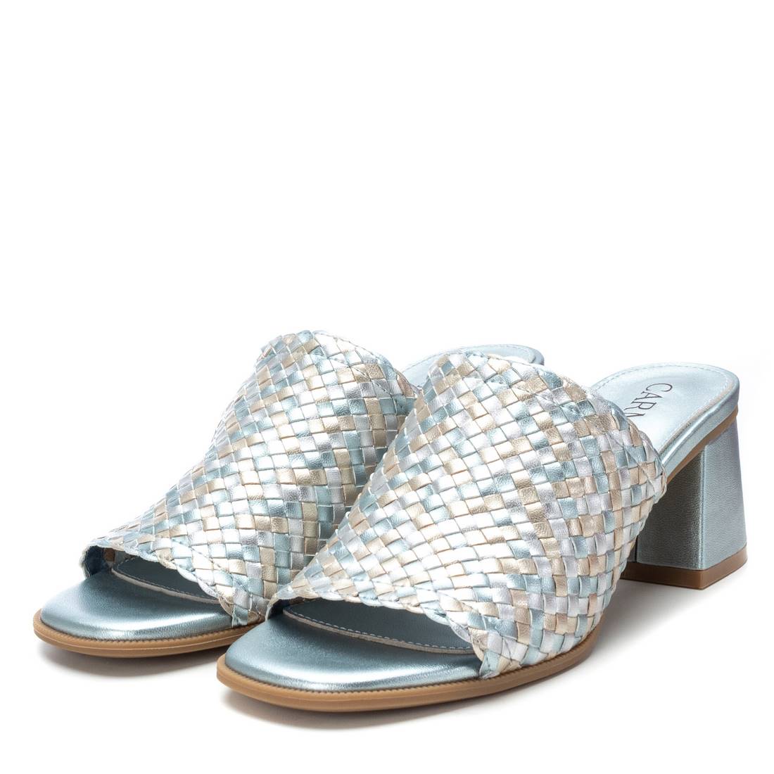 Carmela 16219102 sandale cuir bleu talon