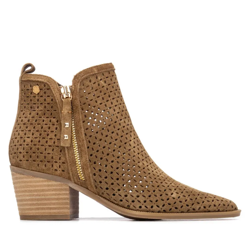 Carmela 16314904 bottine cuir camel talon 6 cm