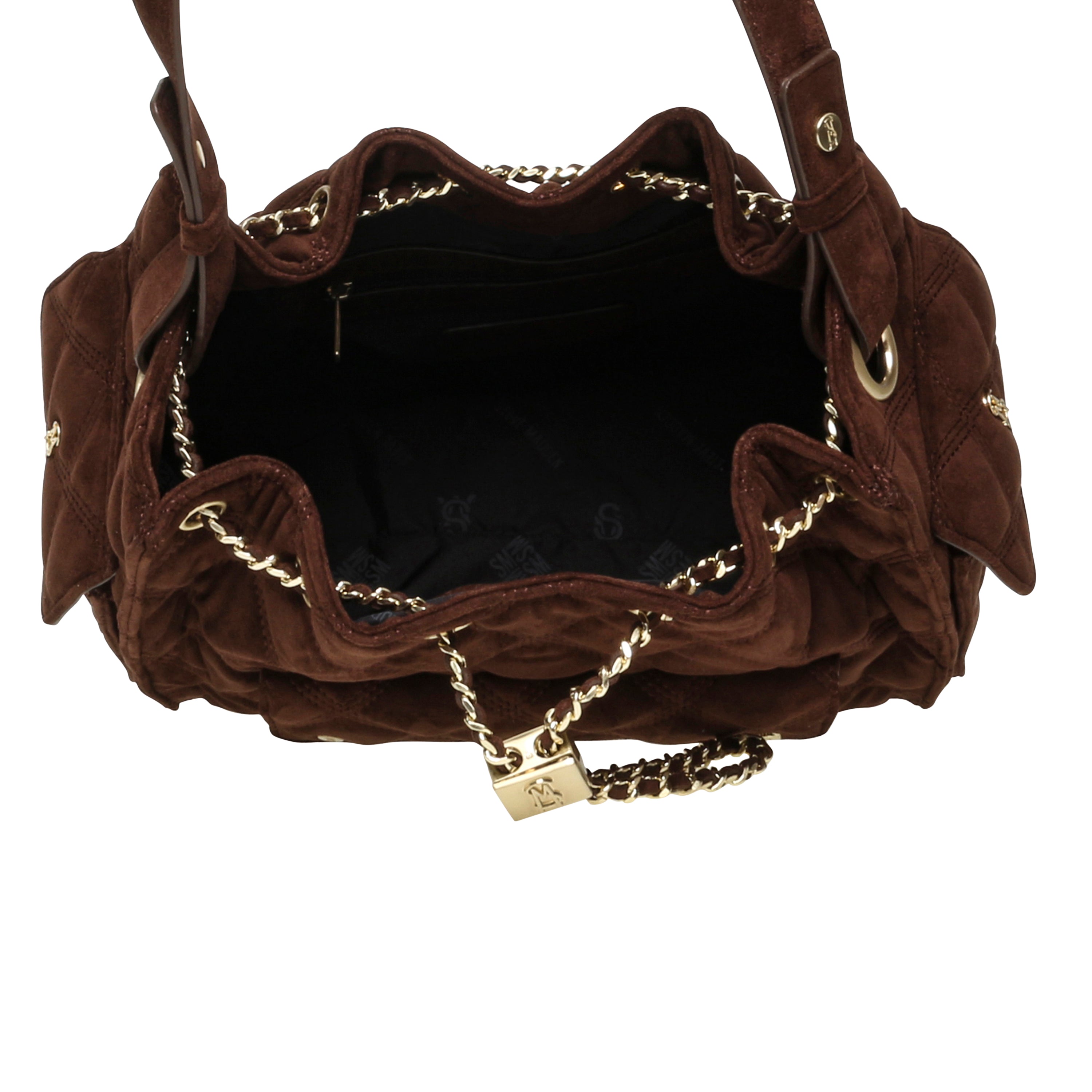 Steve Madden Bmicki sac épaule marron doré