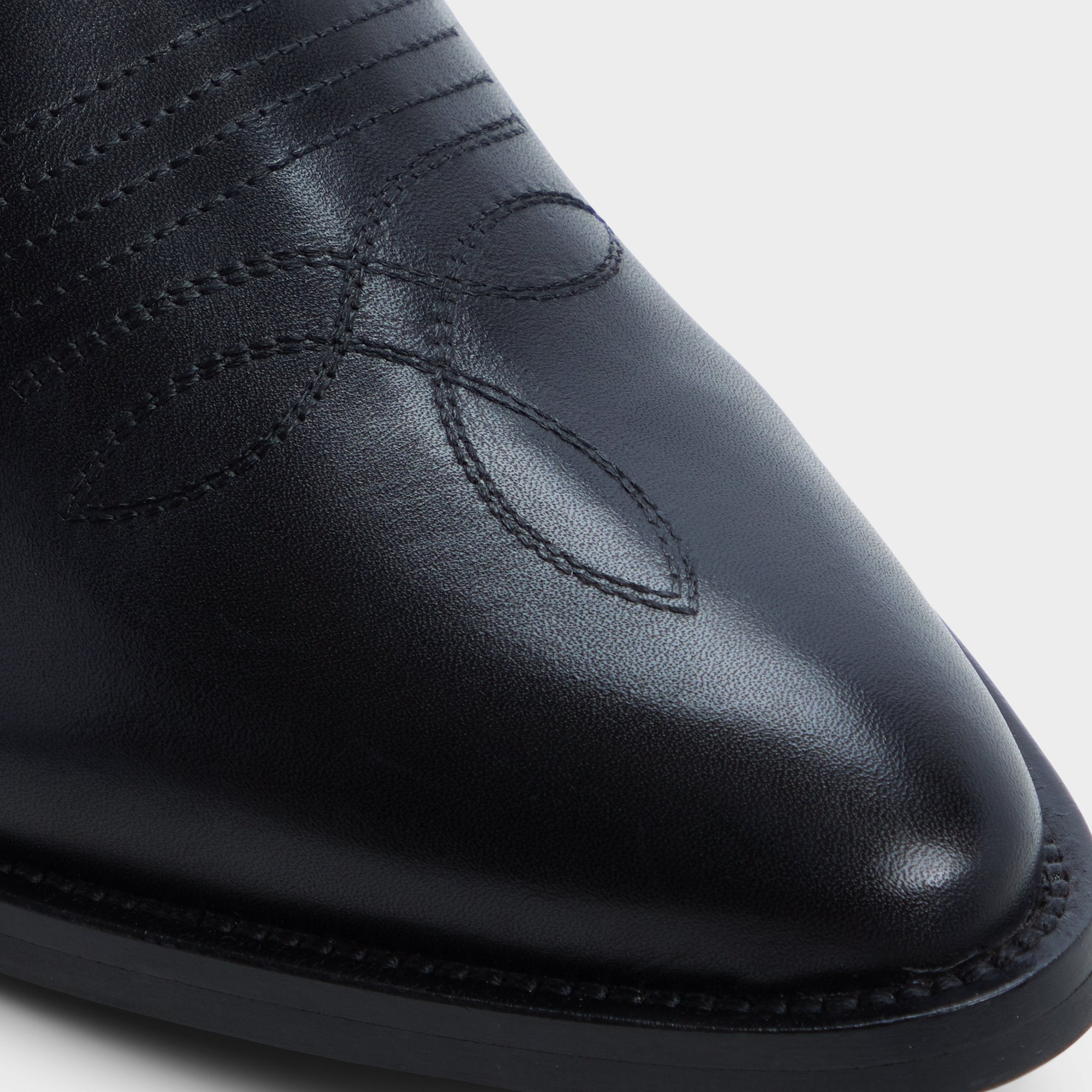 ALDO Arvin bottes mi-mollet cuir noir